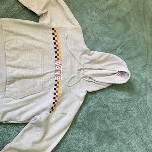 Vans branded cropped hoodie
